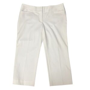 Express Editor White Crop Pants Size 12